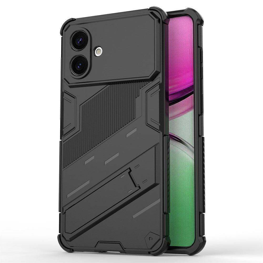 For Samsung Galaxy S26 Edge Case PC + TPU Shockproof Phone Cover with Kickstand