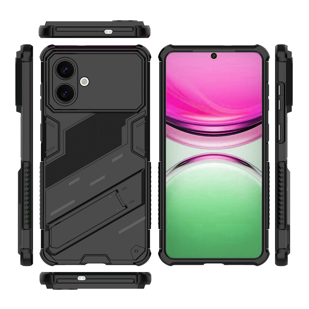 For Samsung Galaxy S26 Edge Case PC + TPU Shockproof Phone Cover with Kickstand