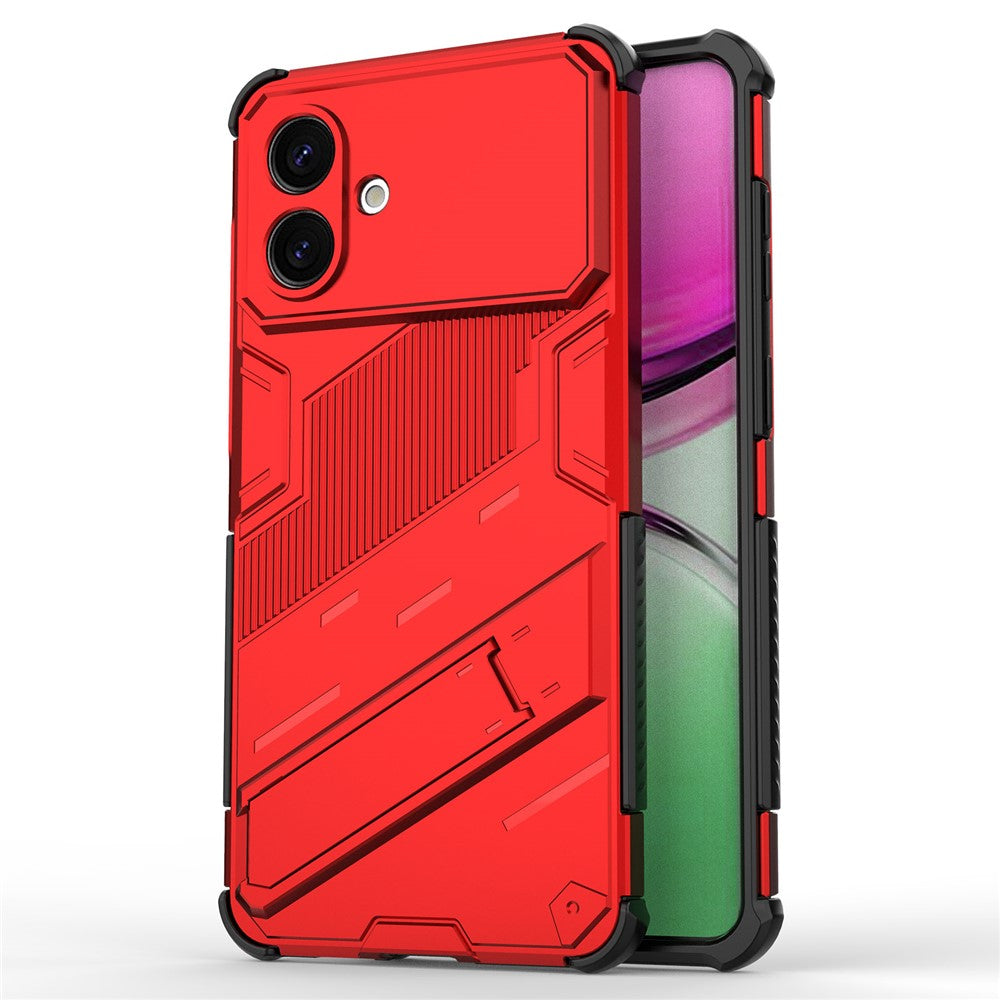 For Samsung Galaxy S26 Edge Case PC + TPU Shockproof Phone Cover with Kickstand