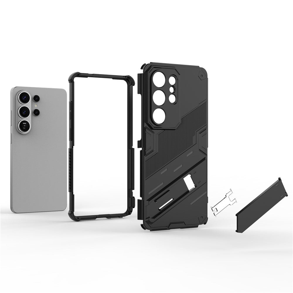 For Samsung Galaxy S26 Ultra Case PC + TPU Shockproof Phone Cover with Kickstand