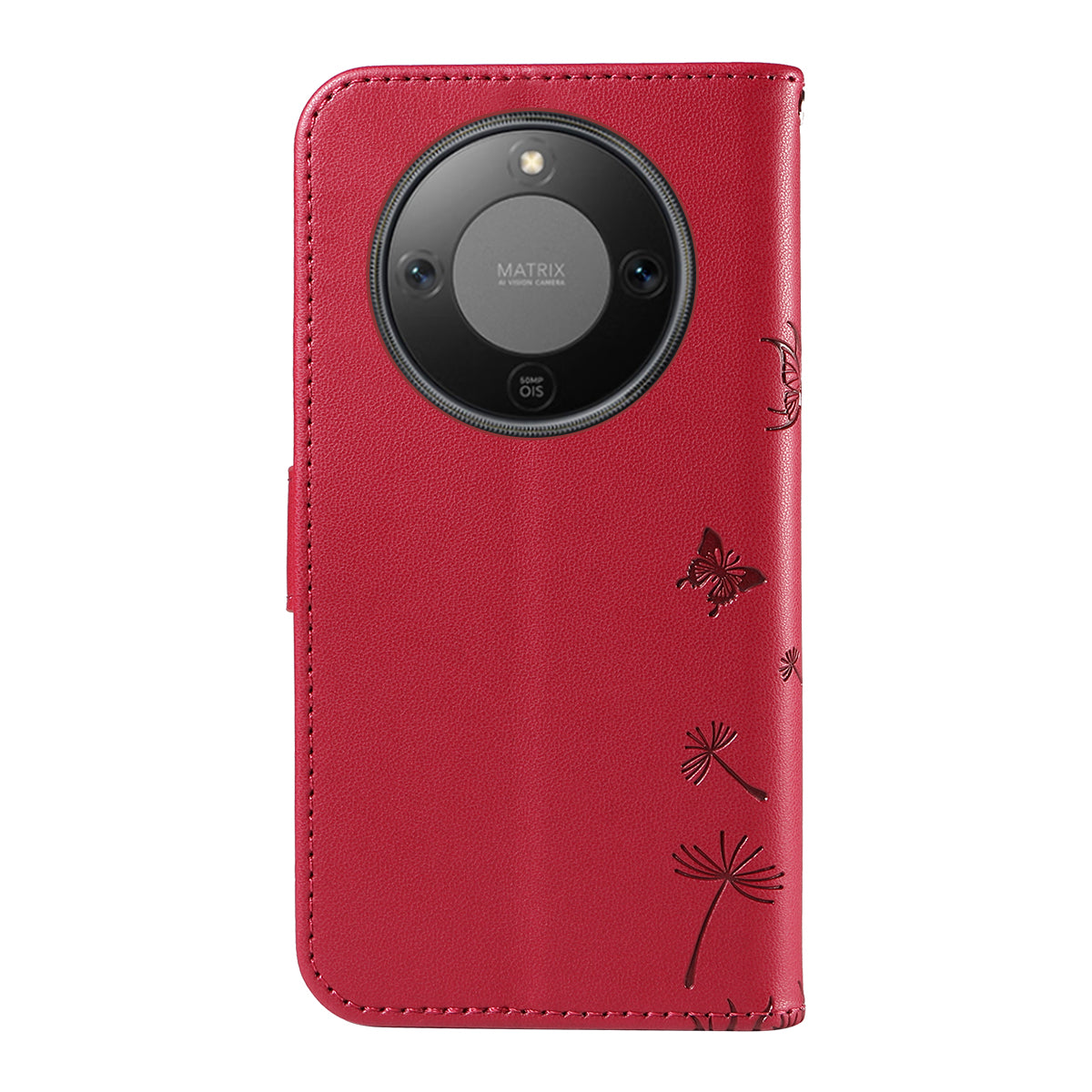 For Honor X9d 5G / Honor X70 5G Leather Wallet Case with Strap Dandelion Imprint Phone Stand Cover