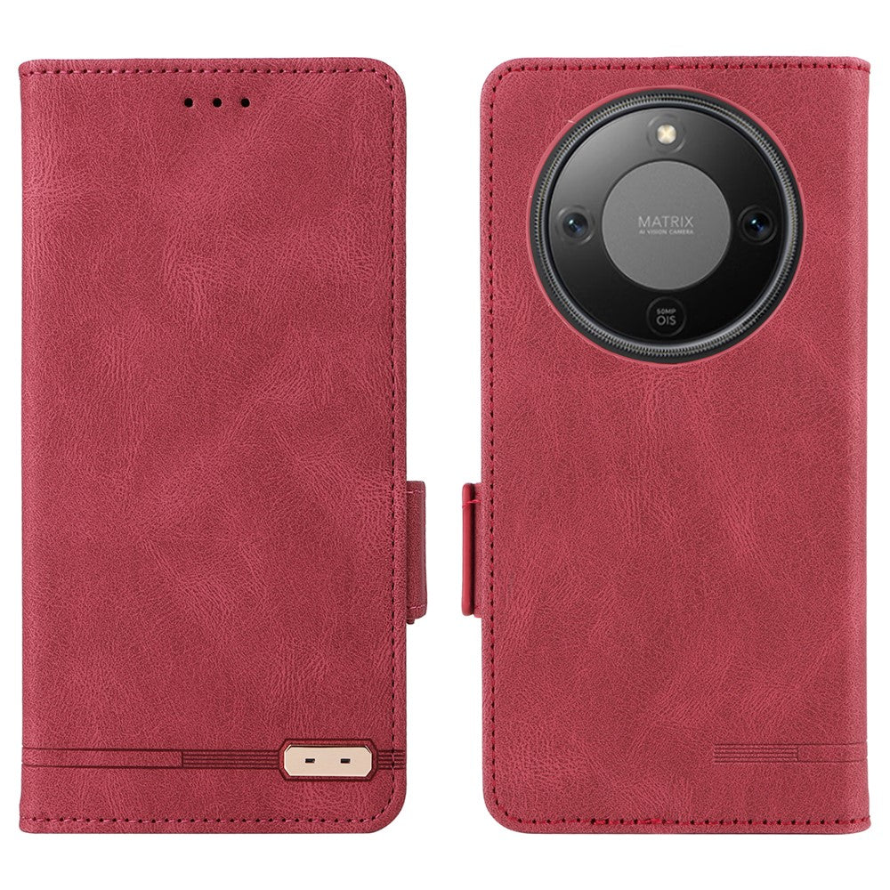 For Honor X70 5G  /  X9d 5G Case Leather Wallet Flip Phone Cover with Hardware Decor