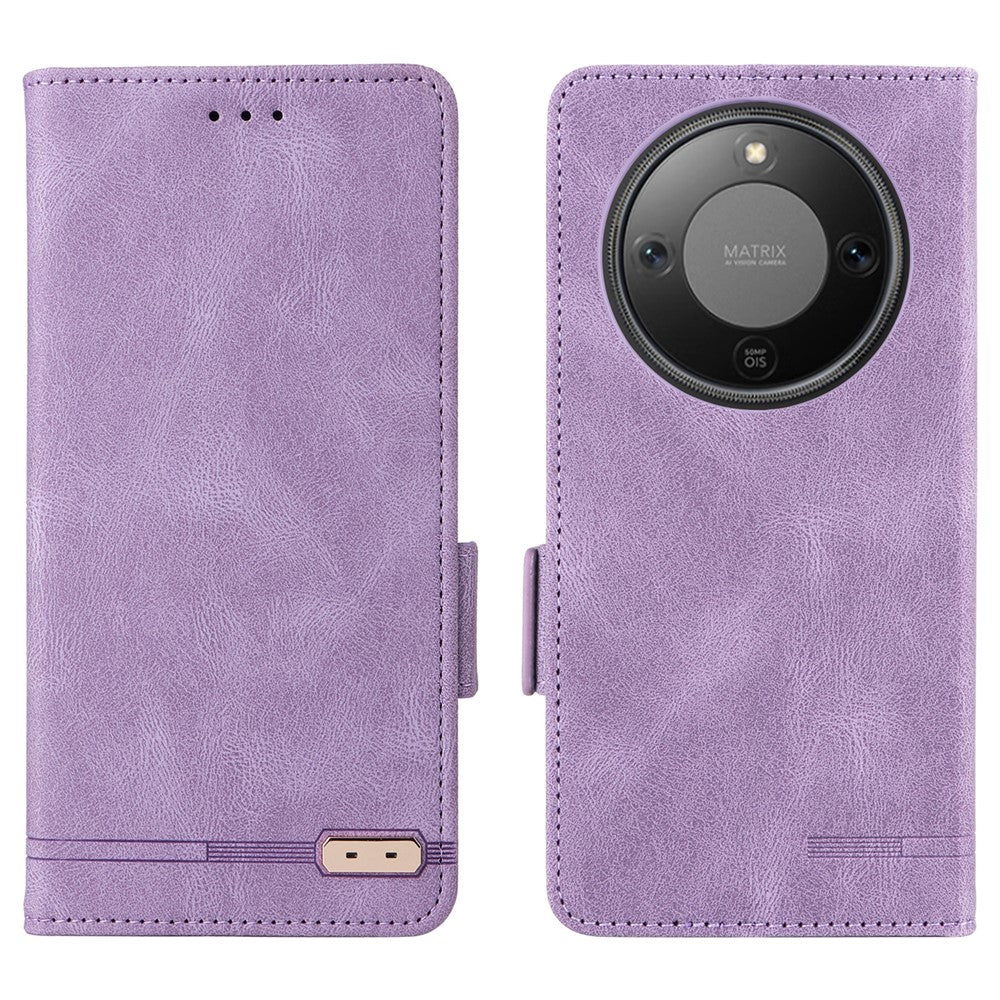 For Honor X70 5G  /  X9d 5G Case Leather Wallet Flip Phone Cover with Hardware Decor