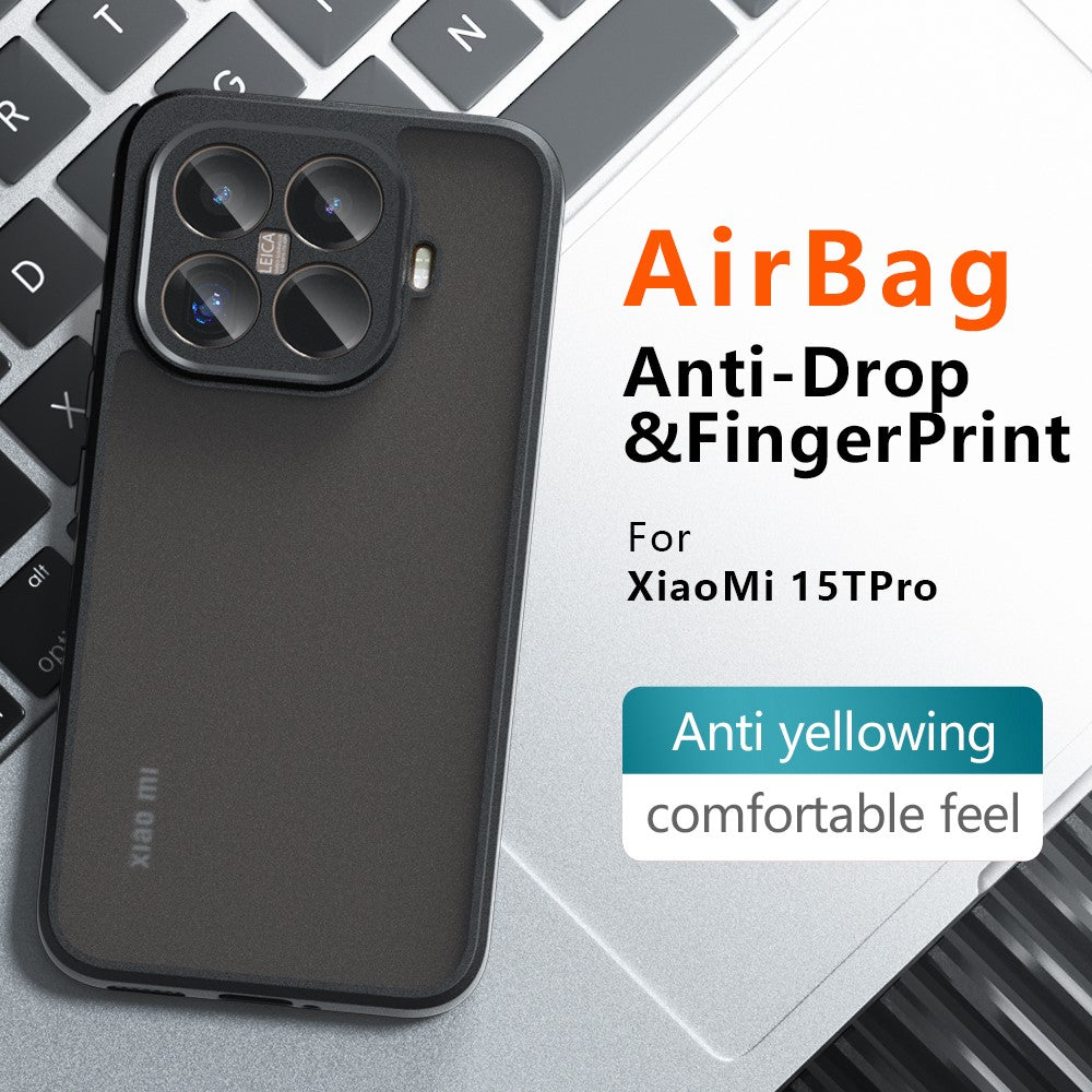 For Xiaomi 15T Pro Case Drop Proof TPU + PC Matte Back Phone Cover