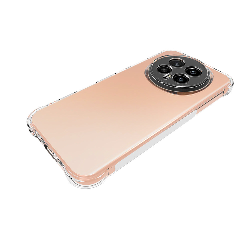 For Honor Magic8 5G Case WANLONFENG WL Series 2.0mm TPU Phone Cover with Tempered Glass Film