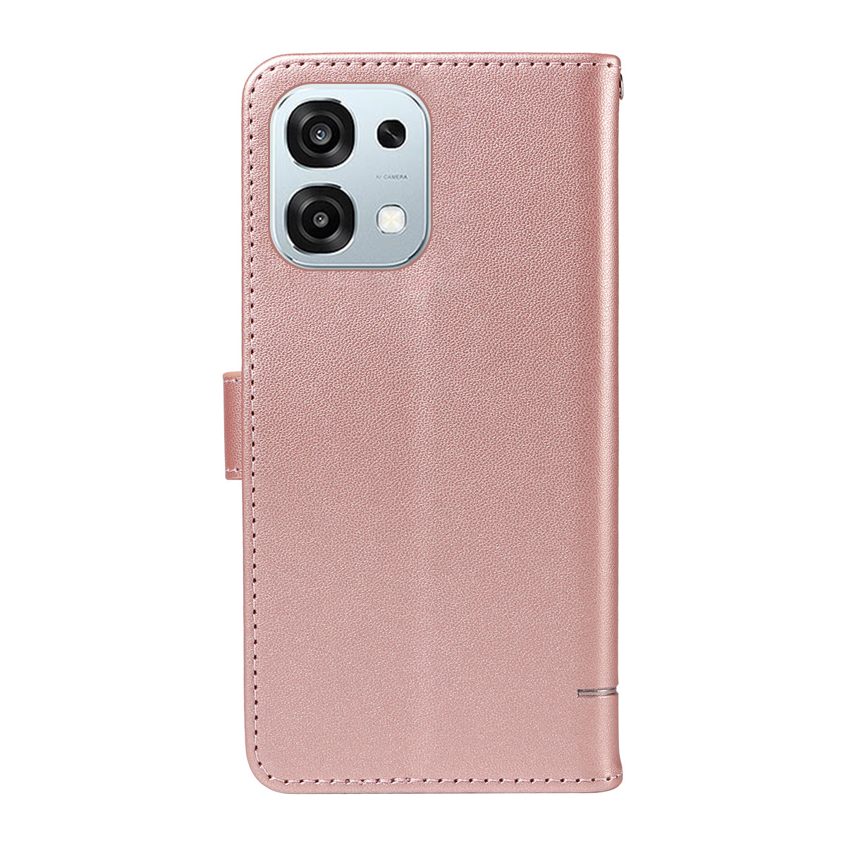 For Oppo A6 Pro 4G / Oppo F31 5G / Oppo A6 Pro 5G Case Cat Pattern Imprint Leather Phone Cover with Wrist Strap