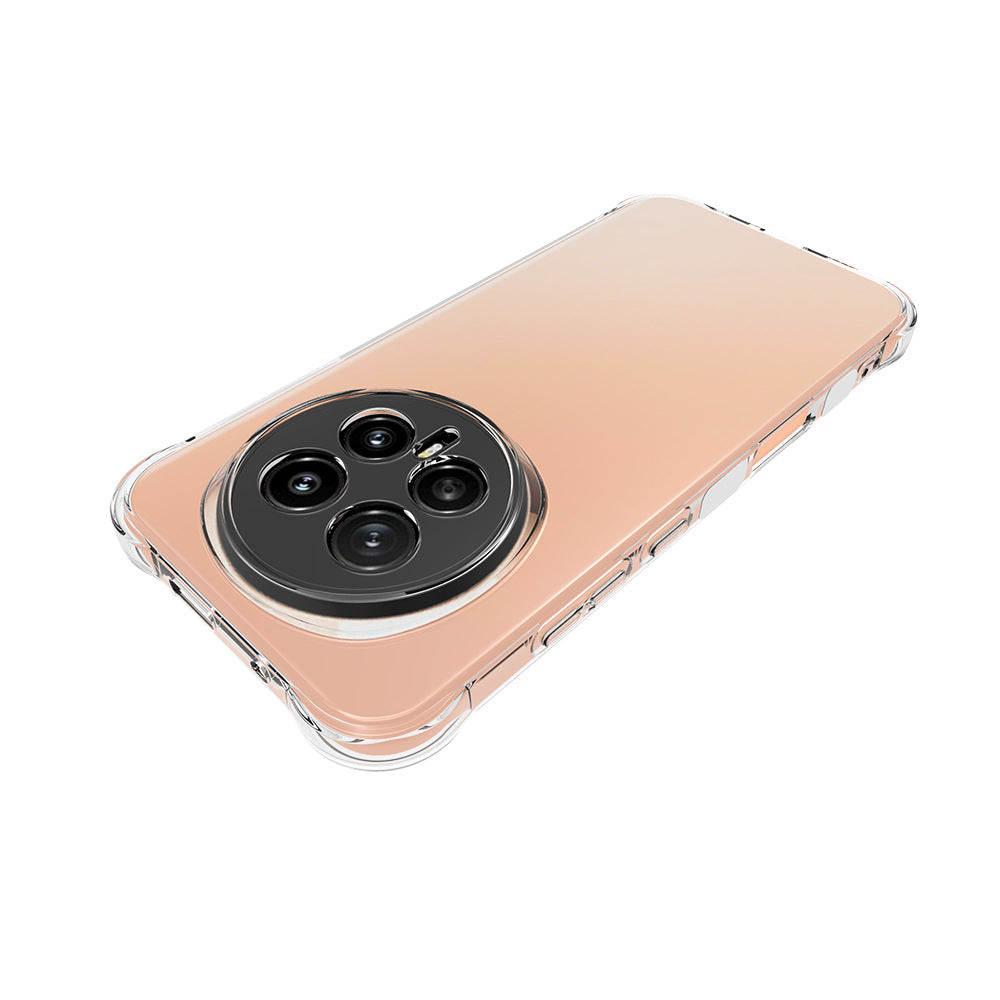 For Honor Magic8 5G TPU Case WANLONFENG WL2 Series 2.0mm Phone Cover with 2Pcs Tempered Glass Films