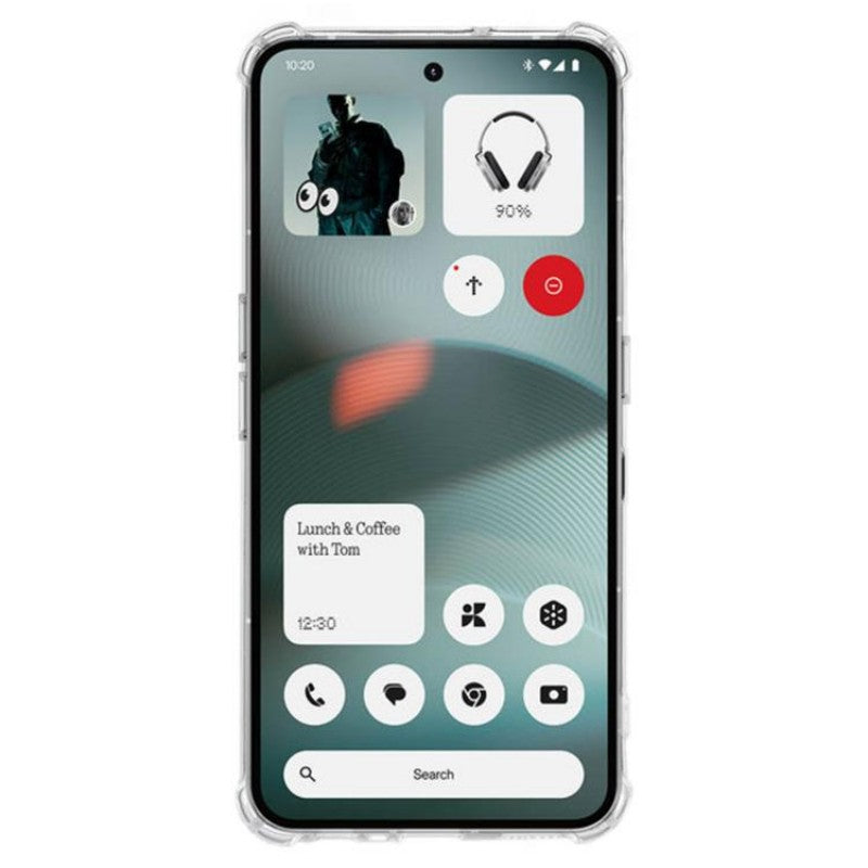 For Nothing Phone (3) 5G TPU Case WANLONFENG WL3 Series 1.5mm Phone Cover with Tempered Glass Film