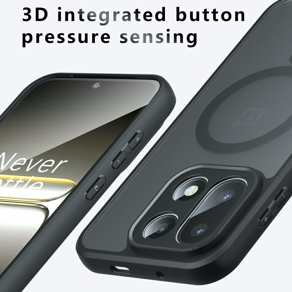 For OnePlus 15 5G Case Compatible with MagSafe TPU + PC Matte Skin Touch Phone Cover