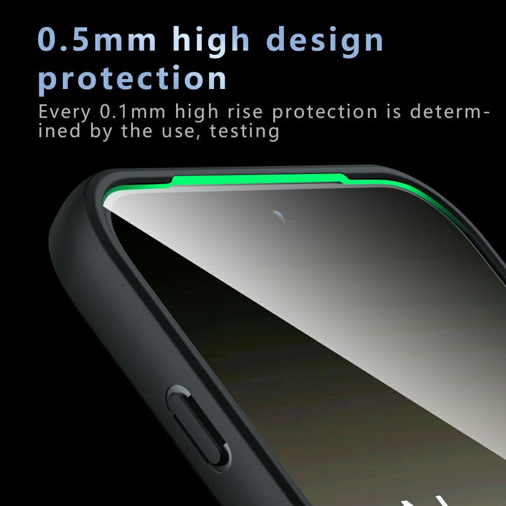 For OnePlus 15 5G Shockproof Case TPU PC Matte Skin-feel Phone Back Cover
