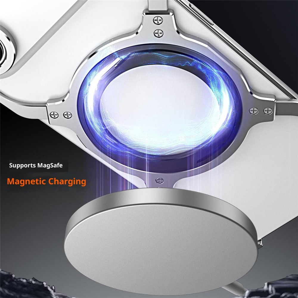 For iPhone Air Case Kickstand Metal Bumper Magnetic Phone Cover