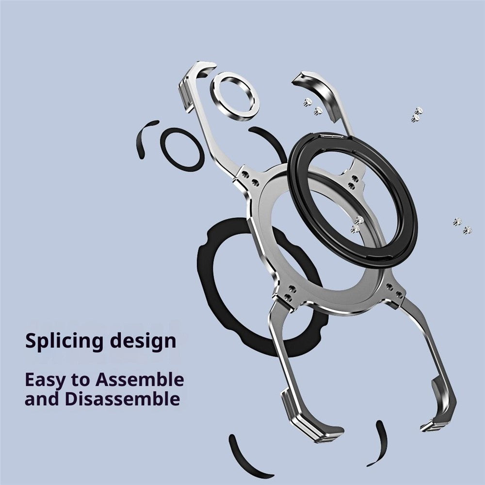 For iPhone Air Case Kickstand Metal Bumper Magnetic Phone Cover