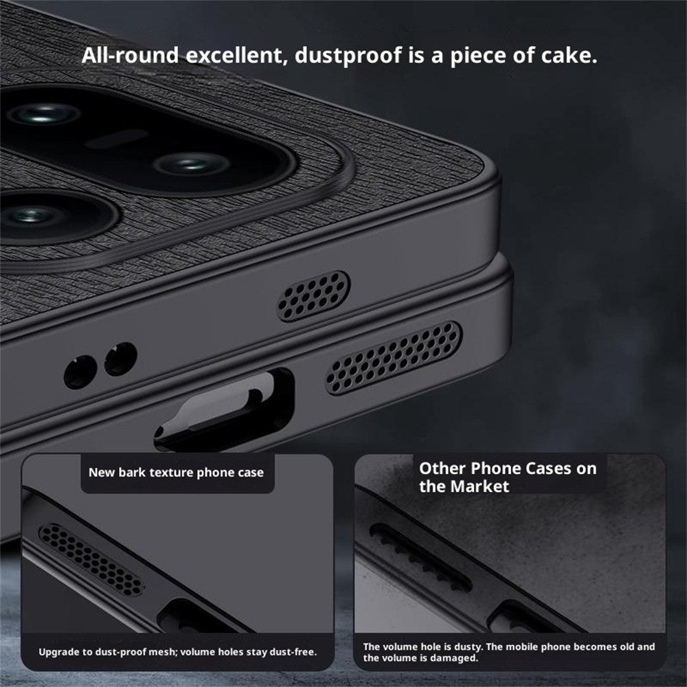 For OnePlus 15 5G Case Wood Texture PU Leather Coated PC TPU Phone Cover