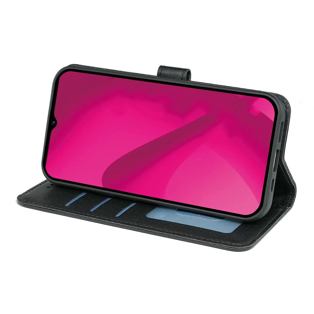 For T-Mobile REVVL 8 Wallet Phone Case Pattern Imprint Leather Flip Cover