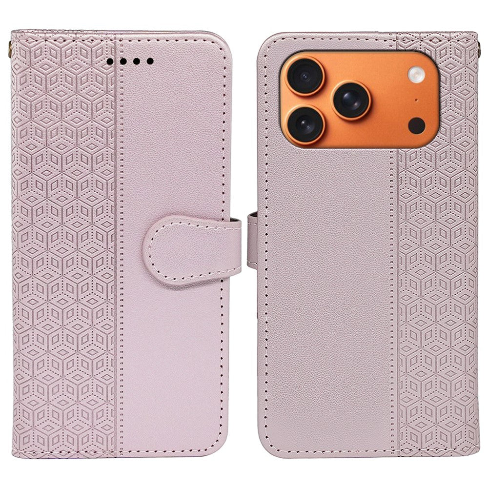For iPhone 17 Pro Wallet Phone Case Pattern Imprint Leather Flip Cover