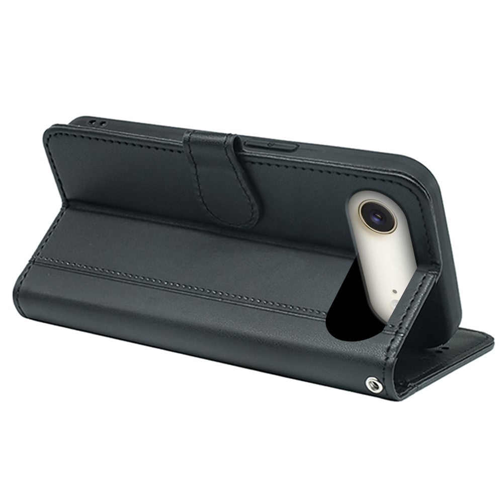 For iPhone Air Wallet Case Magnetic Snap Leather Phone Cover with Strap