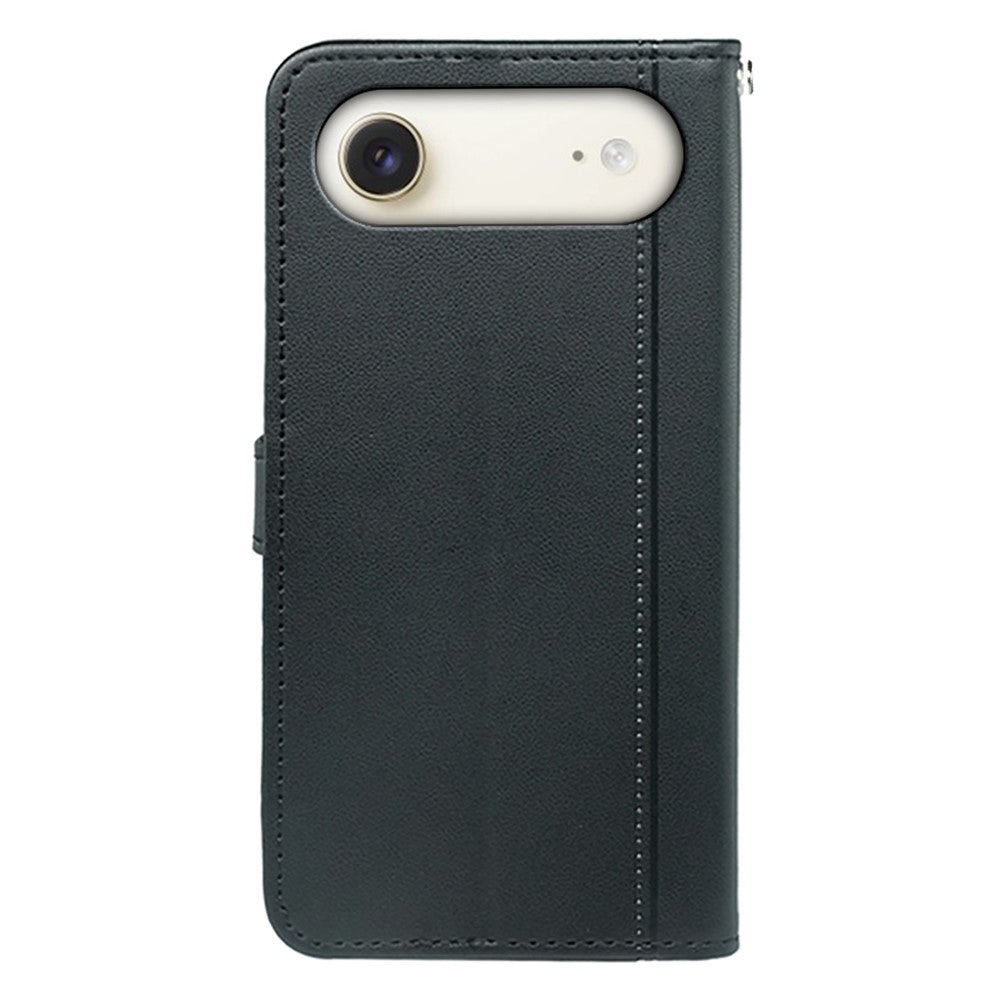 For iPhone Air Wallet Case Magnetic Snap Leather Phone Cover with Strap