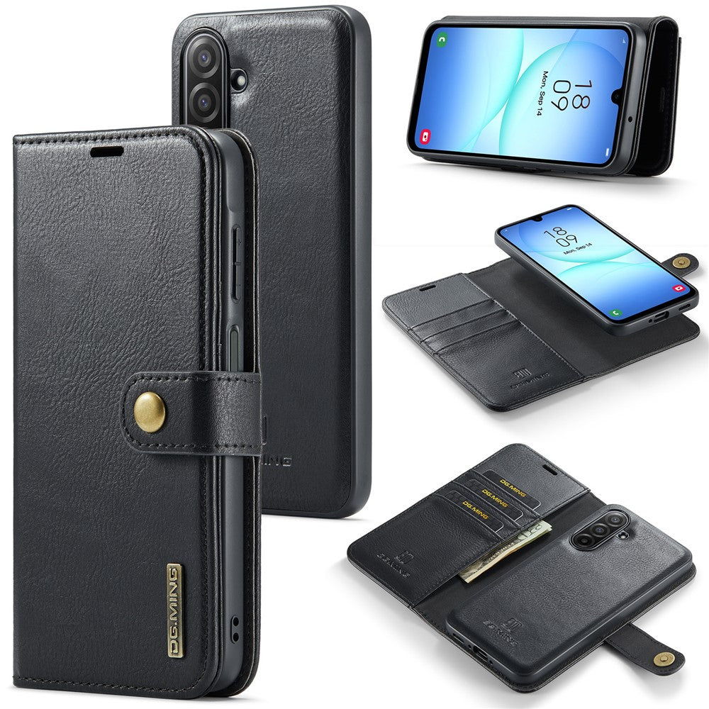 DG.MING for Samsung Galaxy A17 5G  /  4G Case Detachable Split Leather Phone Cover