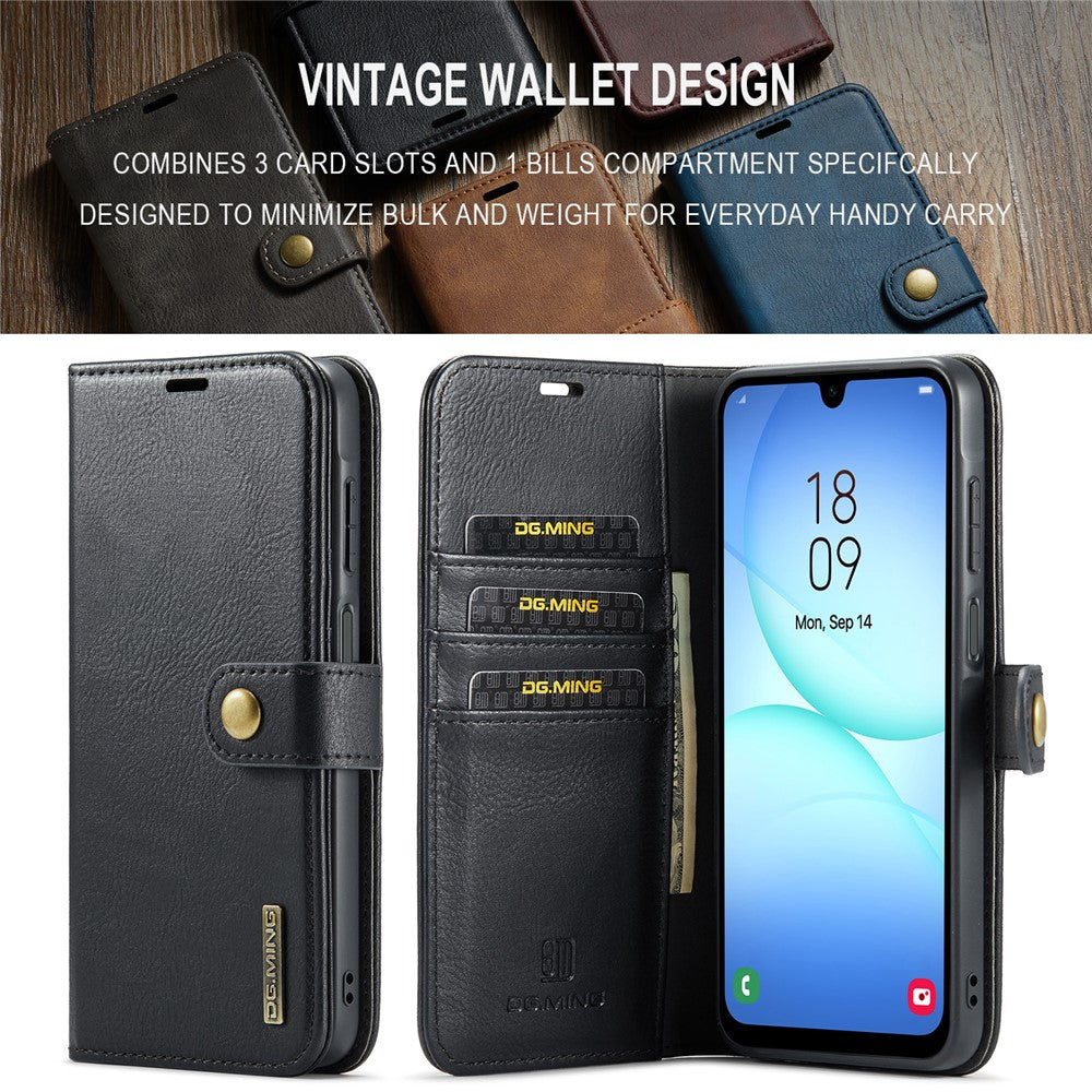DG.MING for Samsung Galaxy A17 5G  /  4G Case Detachable Split Leather Phone Cover
