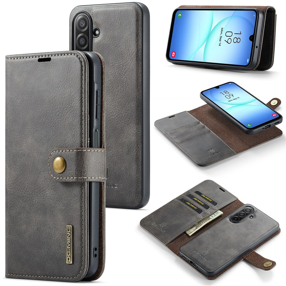 DG.MING for Samsung Galaxy A17 5G  /  4G Case Detachable Split Leather Phone Cover