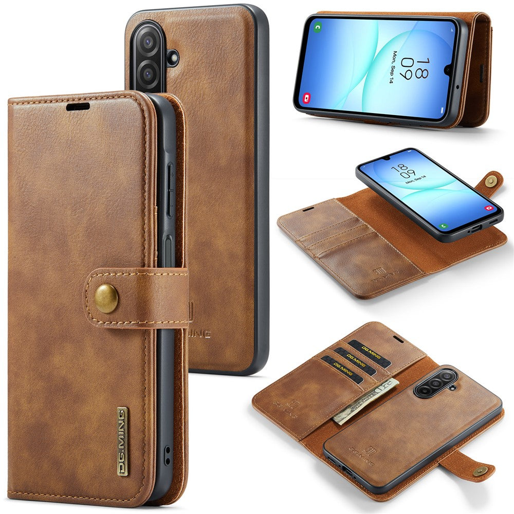 DG.MING for Samsung Galaxy A17 5G  /  4G Case Detachable Split Leather Phone Cover