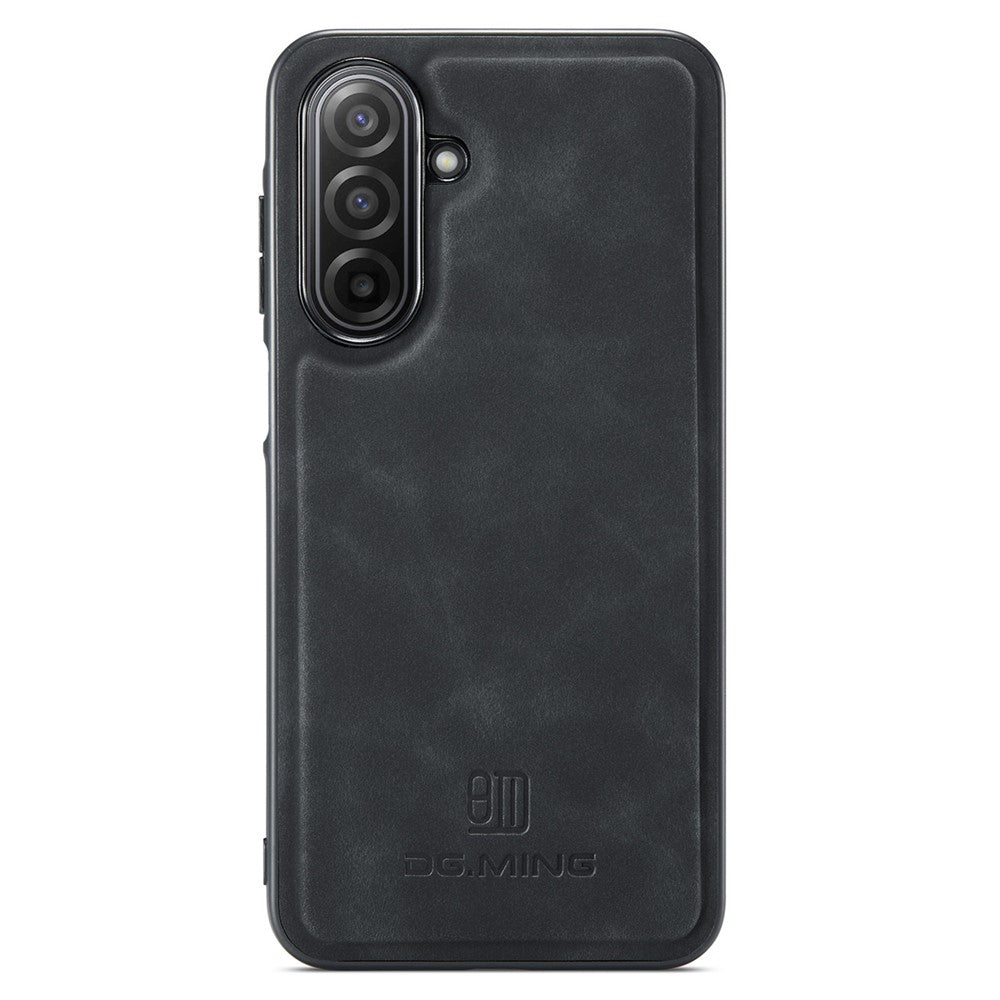 DG.MING For Samsung Galaxy A17 5G  /  4G Case PU Leather Covered PC + TPU Hybrid Phone Shell