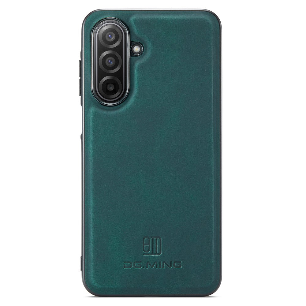 DG.MING For Samsung Galaxy A17 5G  /  4G Case PU Leather Covered PC + TPU Hybrid Phone Shell