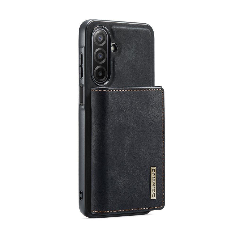 DG.MING M1 Series for Samsung Galaxy A17 5G  /  4G Case Kickstand PU Phone Cover with Detachable Wallet