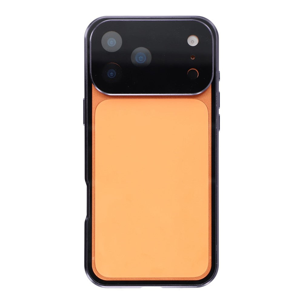 For iPhone 17 Pro Max Case Anti-Spy Double-Sided Tempered Glass + Magnetic Metal Frame Phone Cover