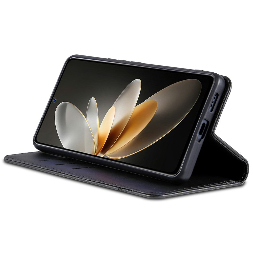 AZNS For Oppo Find X9 5G Case Cowhide Texture PU Leather Wallet Phone Cover