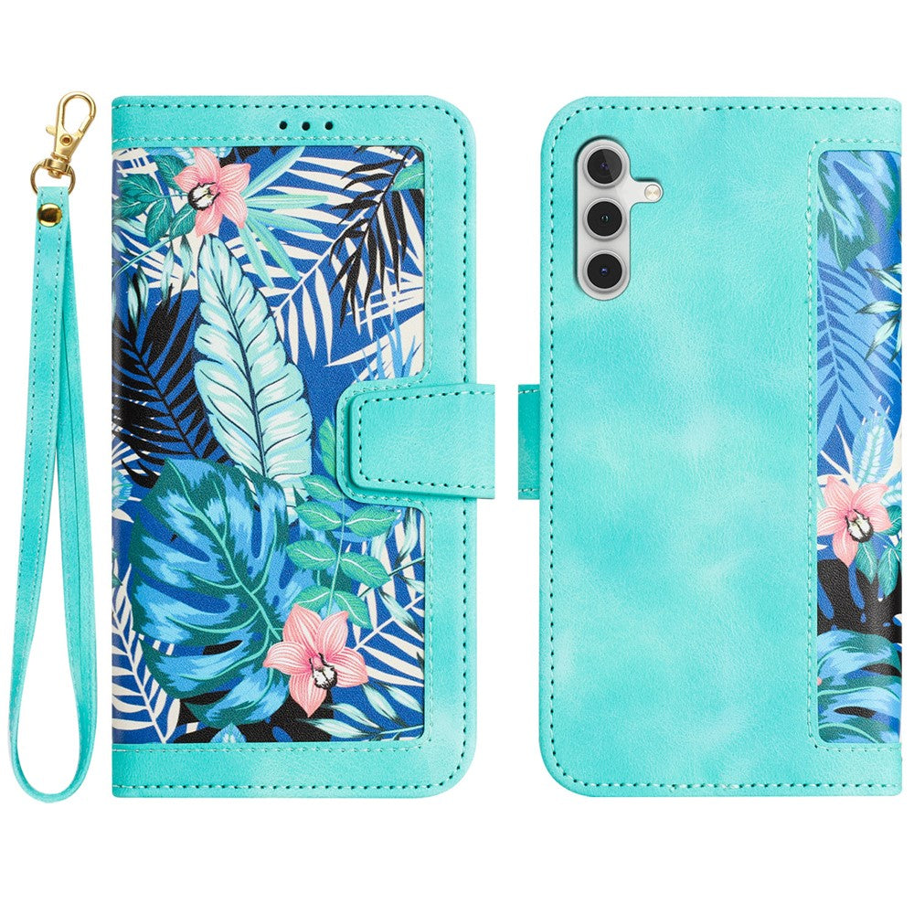 For Samsung Galaxy S26 / S26 Pro Case PU Leather Floral Phone Cover with Card Slots