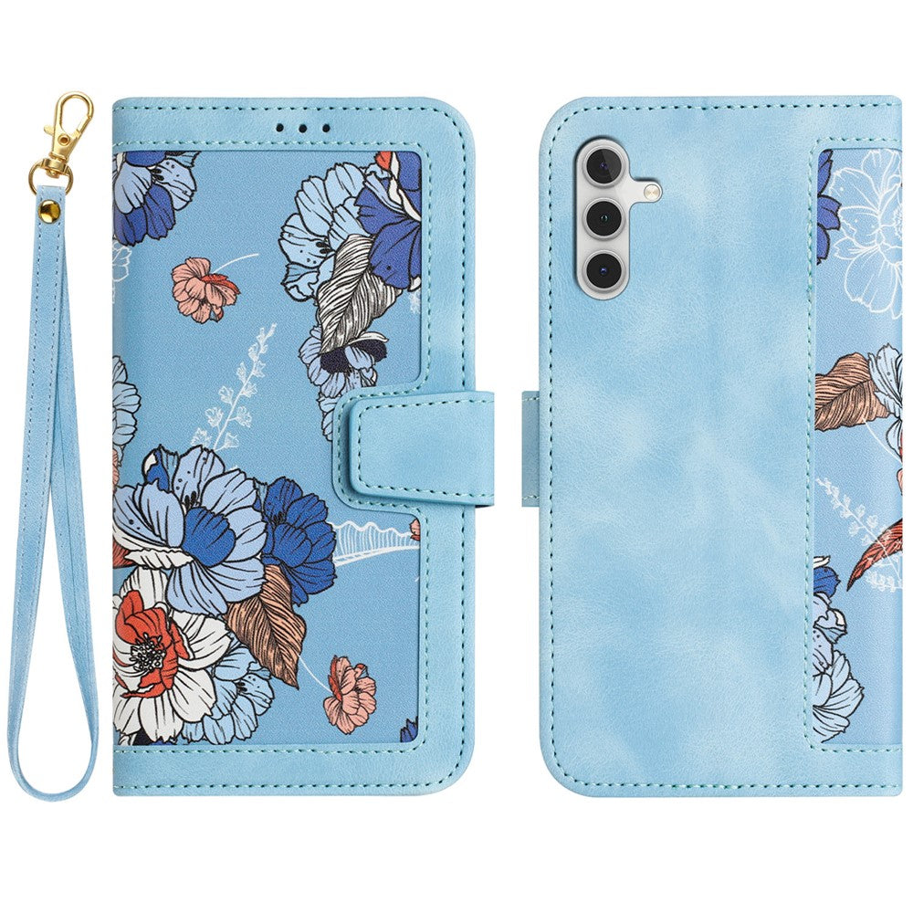 For Samsung Galaxy S26 / S26 Pro Case PU Leather Floral Phone Cover with Card Slots