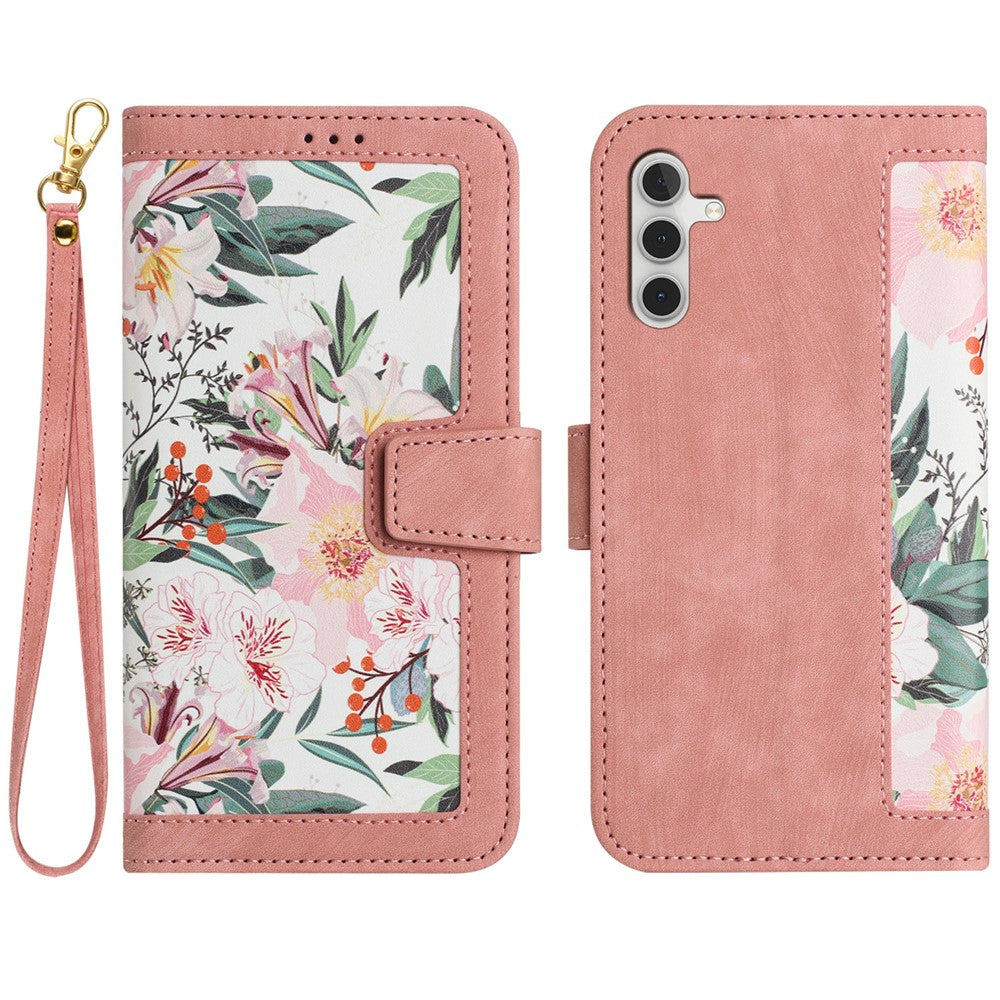 For Samsung Galaxy S26 / S26 Pro Case PU Leather Floral Phone Cover with Card Slots