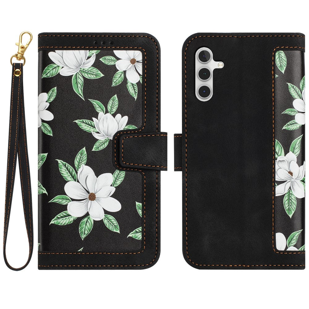 For Samsung Galaxy S26 / S26 Pro Case PU Leather Floral Phone Cover with Card Slots