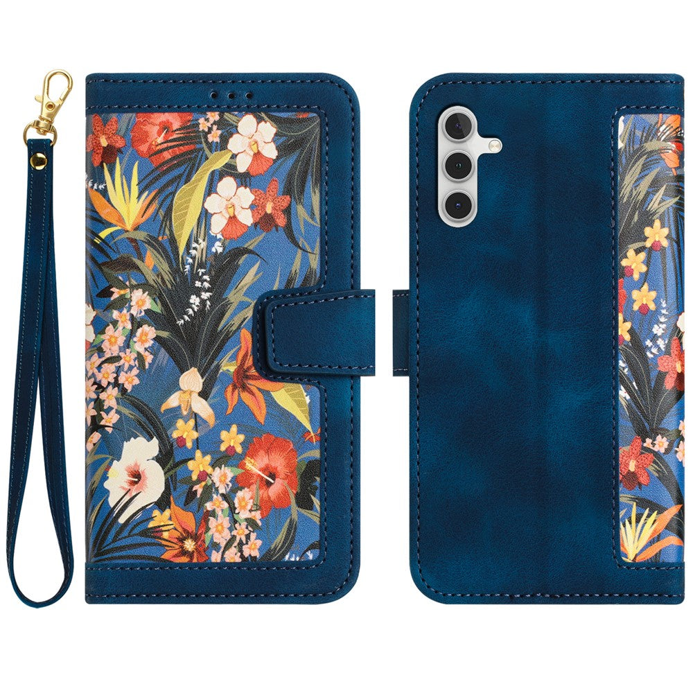 For Samsung Galaxy S26 / S26 Pro Case PU Leather Floral Phone Cover with Card Slots