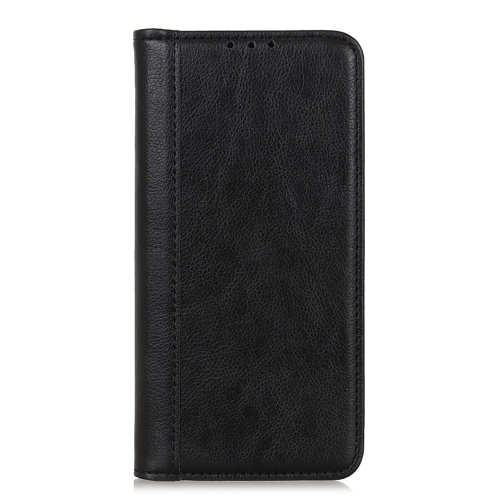 For Samsung Galaxy S26 Edge Stand Case Split Leather Litchi Texture Wallet Phone Cover