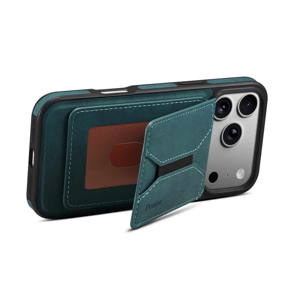 DENIOR D17 For iPhone 17 Pro Case Compatible with MagSafe Card Bag Phone Cover