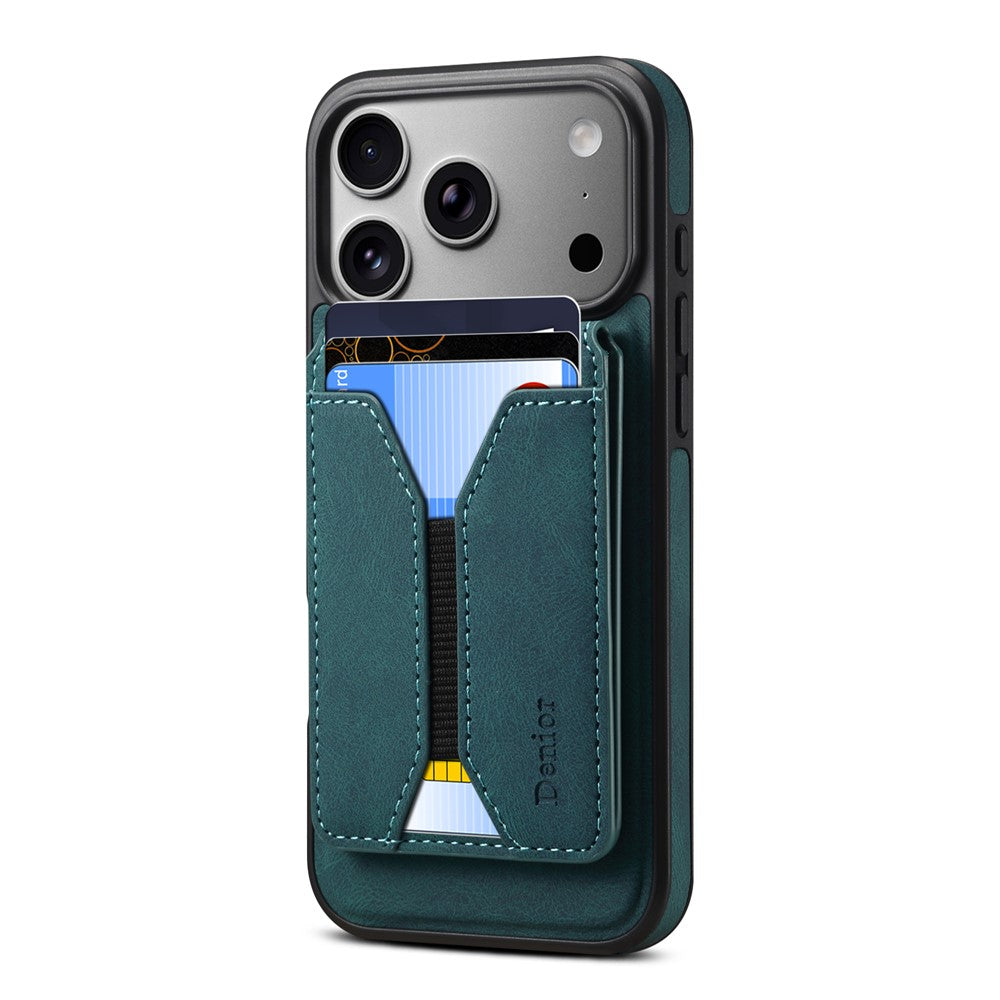 DENIOR D17 For iPhone 17 Pro Case Compatible with MagSafe Card Bag Phone Cover