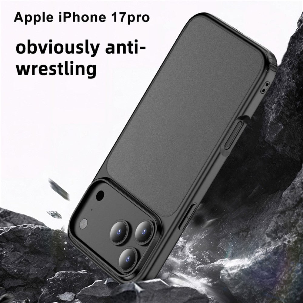 Coque arrière de téléphone en TPU et PC avec airbag et protection antichoc pour iPhone 17 Pro