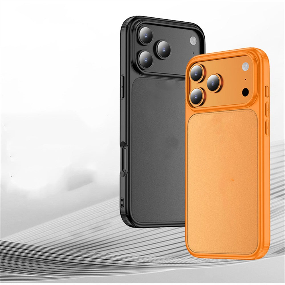 Coque arrière de téléphone en TPU et PC avec airbag et protection antichoc pour iPhone 17 Pro