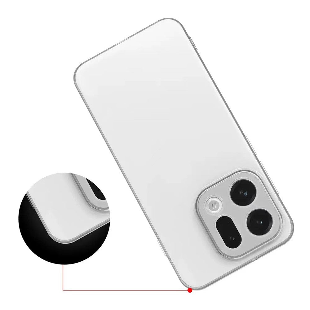 For Oppo Find X9 5G Back Cover Ultra Thin Flexible TPU Clear Phone Case