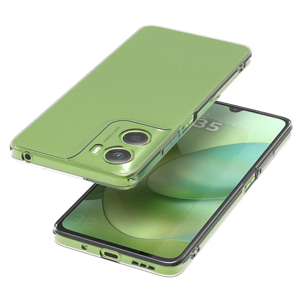 For Motorola Moto G06 4G Back Cover Ultra Thin Flexible TPU Clear Phone Case