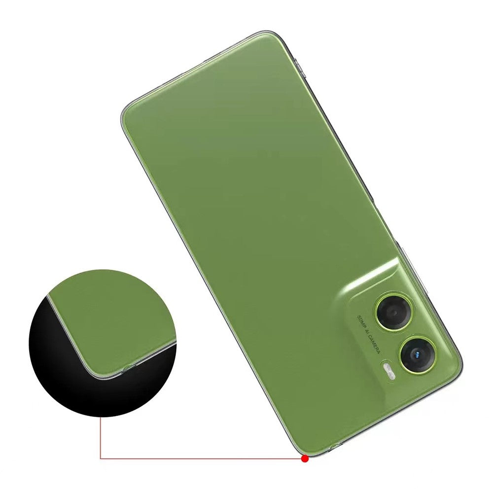 For Motorola Moto G06 4G Back Cover Ultra Thin Flexible TPU Clear Phone Case