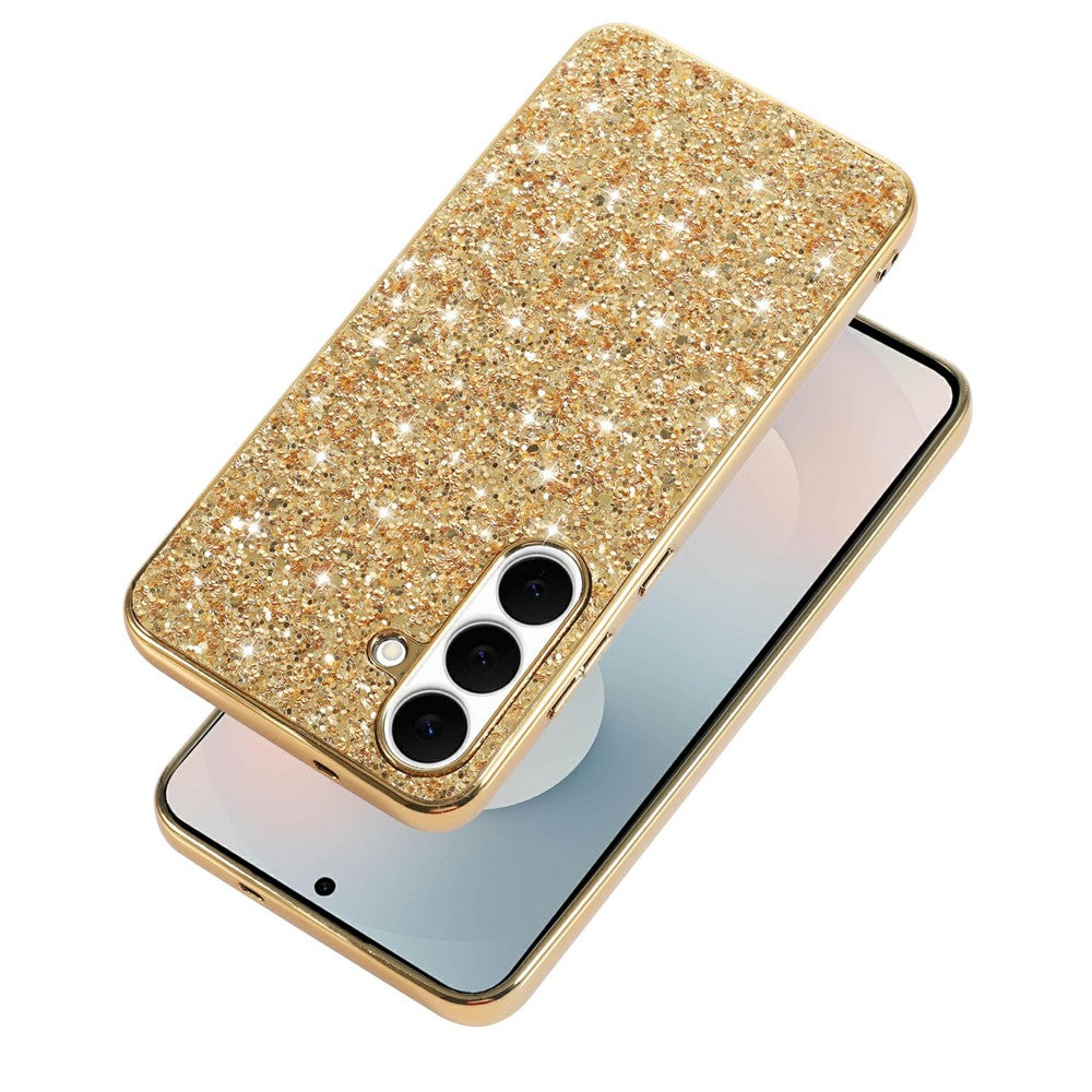 For Samsung Galaxy S25 FE Case TPU + PC Sparkling Glitter Phone Back Cover