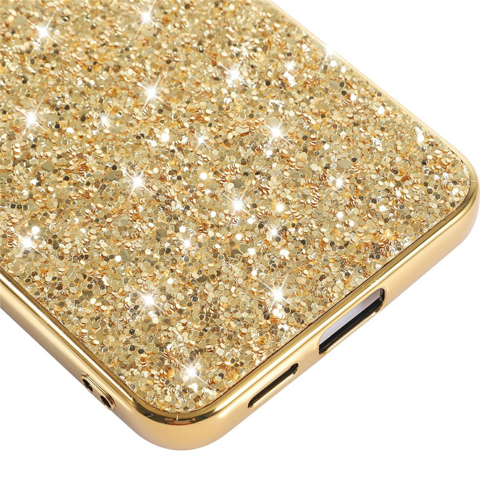 For Samsung Galaxy S25 FE Case TPU + PC Sparkling Glitter Phone Back Cover