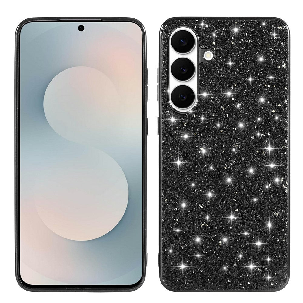 For Samsung Galaxy S25 FE Case TPU + PC Sparkling Glitter Phone Back Cover