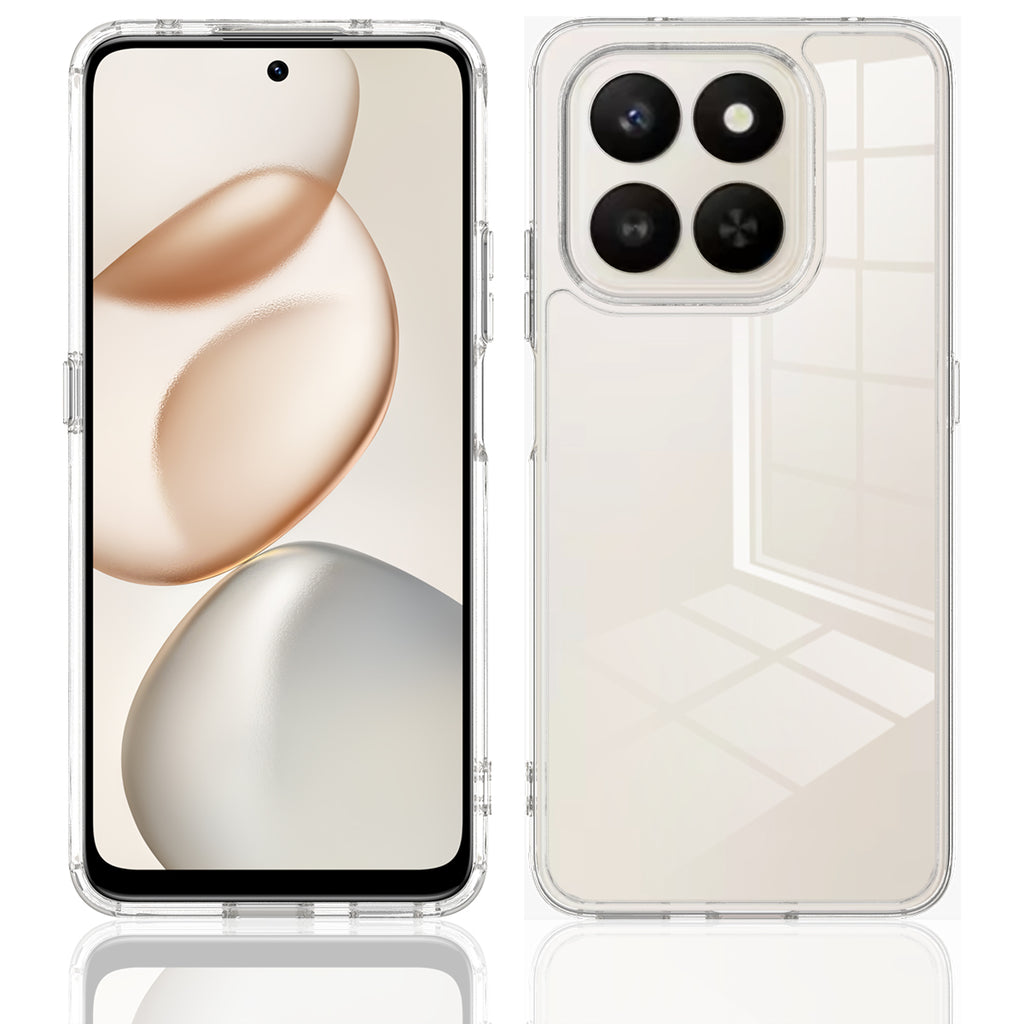 For Honor 400 Smart 5G / Honor X7d 4G / Honor X7d 5G / Honor 400 Smart 4G Clear Phone Case TPU+Acrylic Shockproof Phone Back Cover