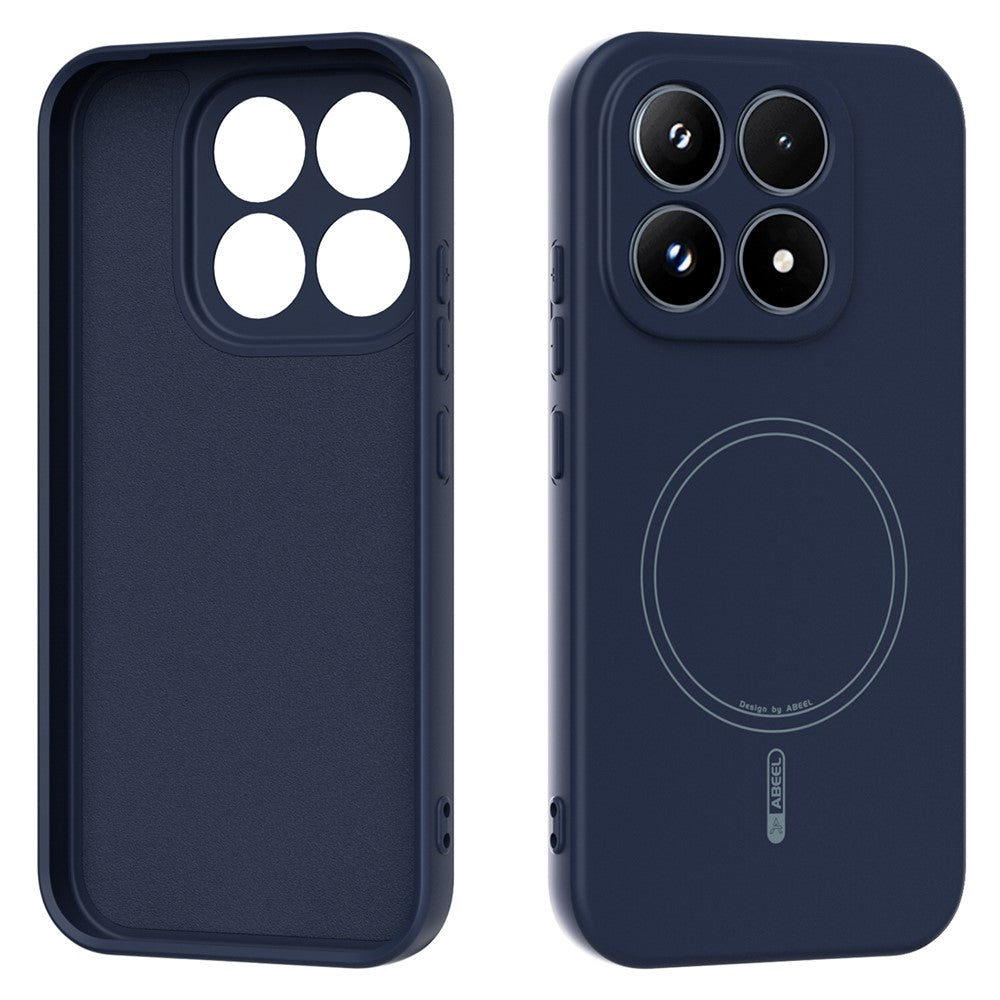 ABEEL For Xiaomi 17 Case Compatible with MagSafe Skin Touch Liquid Silicone Phone Back Cover