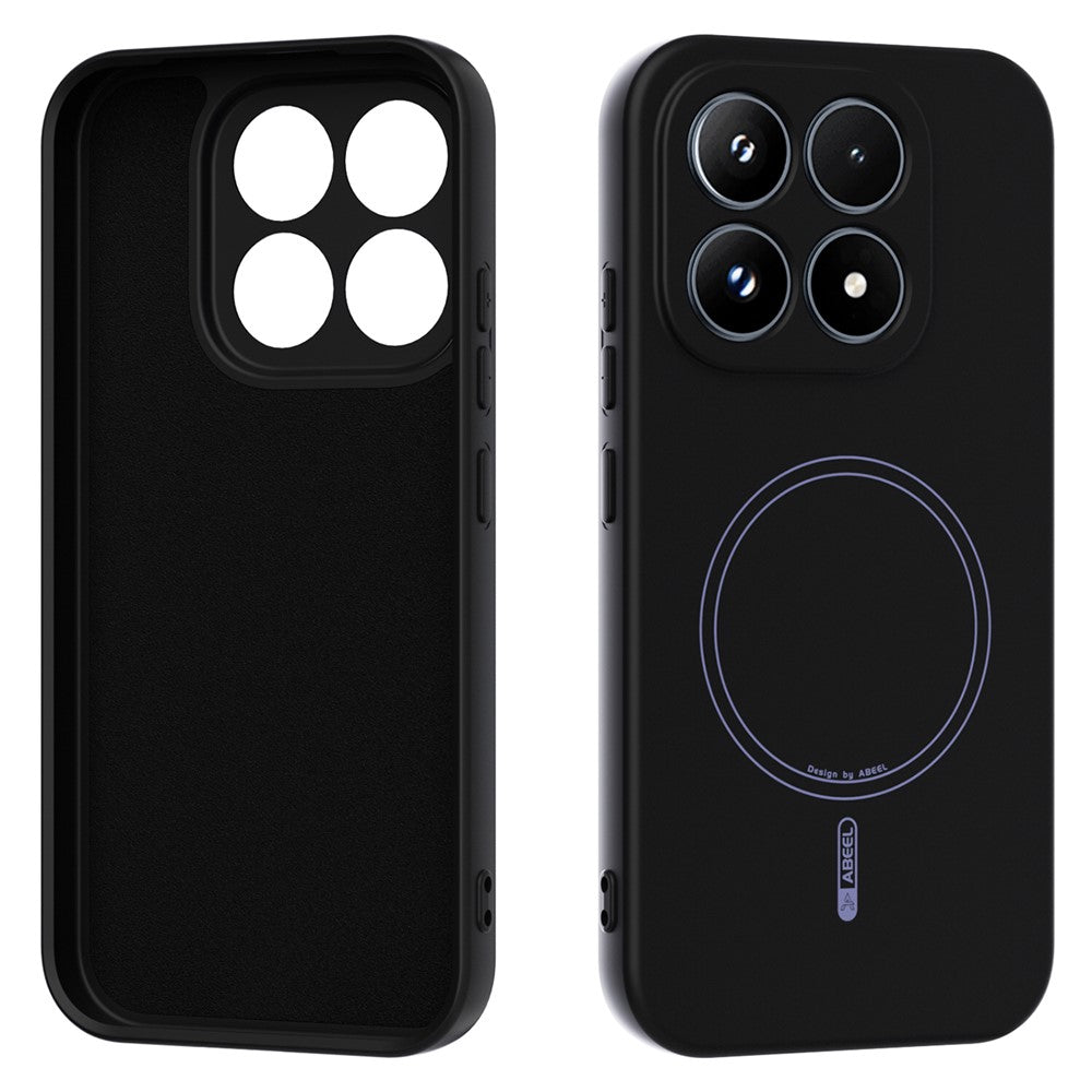ABEEL For Xiaomi 17 Case Compatible with MagSafe Skin Touch Liquid Silicone Phone Back Cover