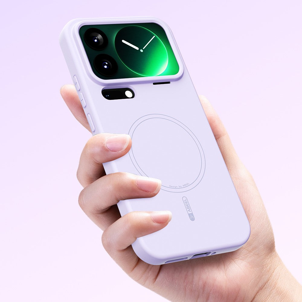 ABEEL For Xiaomi 17 Pro Case Compatible with MagSafe Skin Touch Liquid Silicone Phone Back Cover